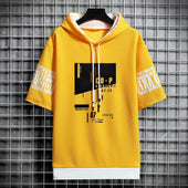 Kapuzen- und Kurzarm-Sweatshirt für Herren-Bombardina.de