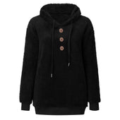 Damen-Fleece-Sweatshirt mit Kapuze-Bombardina.de
