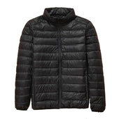 Einfarbige Herren-Winterjacke-Bombardina.de