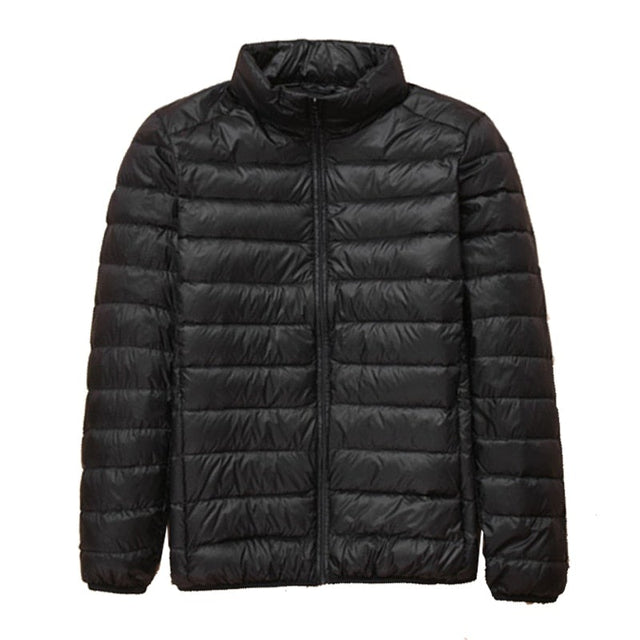 Einfarbige Herren-Winterjacke-Bombardina.de