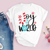 Damen-T-Shirt mit Weihnachtsaufdruck-Bombardina.de