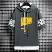 Kapuzen- und Kurzarm-Sweatshirt für Herren-Bombardina.de