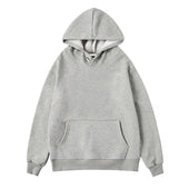 Einfarbiges Damen-Kapuzen-Sweatshirt-Bombardina.de