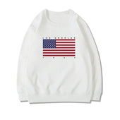 Damen-Sweatshirt ohne Reißverschluss mit Flagge-Bombardina.de