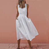 Midikleid mit Rückenausschnitt-Bombardina.de