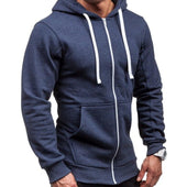 Herren-Hoodie mit Reißverschluss-Bombardina.de