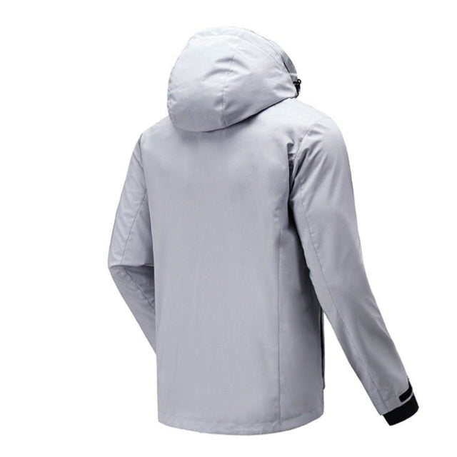 Regenjacke für Herren mit Taschen-Bombardina.de