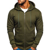Herren-Hoodie mit Reißverschluss-Bombardina.de