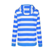 Sweatshirt mit Reißverschluss für Damen in Streifen-Bombardina.de