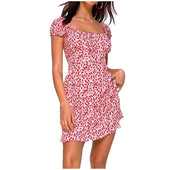 Minikleid mit Blumen-Bombardina.de
