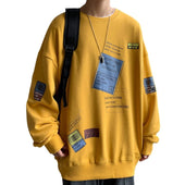 Herren-Sweatshirt ohne Reißverschluss mit Aufdruck-Bombardina.de