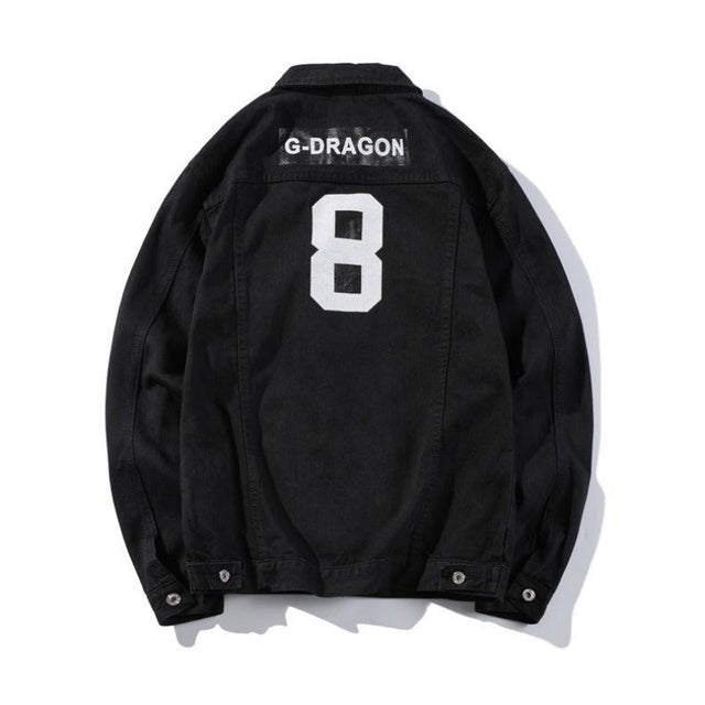 Herren Jeansjacke mit Patches-Bombardina.de
