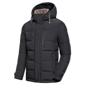 Herren Winterjacke mit abnehmbarer Kapuze-Bombardina.de