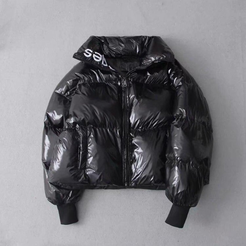 Glänzende Winterjacke für Damen-Bombardina.de