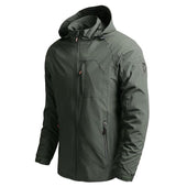 Herren-Übergangsjacke mit abnehmbarer Kapuze-Bombardina.de