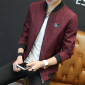 Herren-Übergangsjacke mit Patch-Bombardina.de
