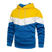 Herren-Kapuzenpullover mit horizontalen Streifen-Bombardina.de
