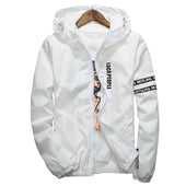 Herren-Übergangsjacke mit Aufschriften-Bombardina.de