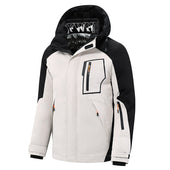 Herren zweifarbige Winterjacke-Bombardina.de