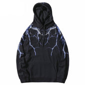 Herren Hoodie mit Blitz-Bombardina.de