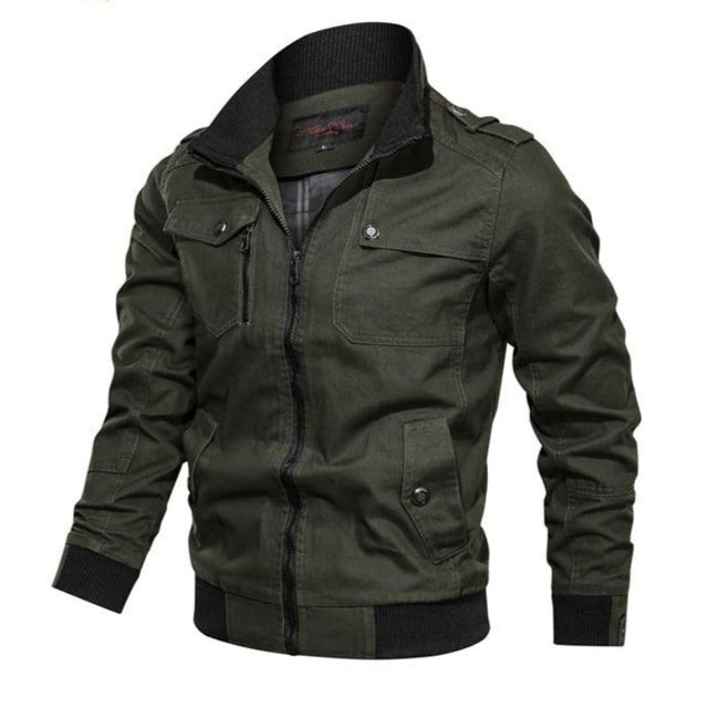 Herren-Übergangsjacke mit Taschen-Bombardina.de