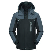Herren zweifarbige Winterjacke-Bombardina.de