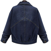 Damen Jeansjacke mit Seitentaschen-Bombardina.de