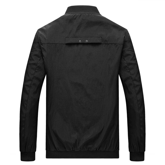 Herren-Übergangsjacke mit dekorativer Stickerei-Bombardina.de