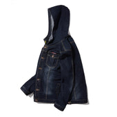 Herren Jeansjacke mit Kapuze-Bombardina.de