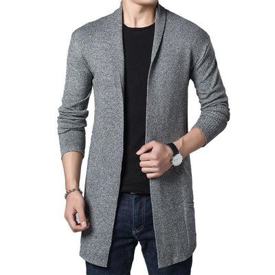 Herren-Strickjacke mit Seitentaschen-Bombardina.de