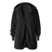 Damen-Fleece-Sweatshirt ohne Verschluss-Bombardina.de