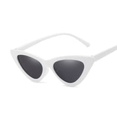 Cat-Eye-Sonnenbrille mit weißem Rahmen-Bombardina.de