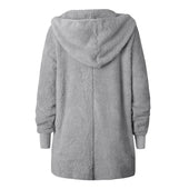 Damen-Fleece-Sweatshirt ohne Verschluss-Bombardina.de
