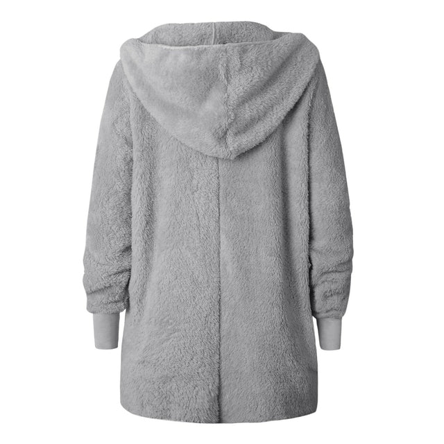 Damen-Fleece-Sweatshirt ohne Verschluss-Bombardina.de