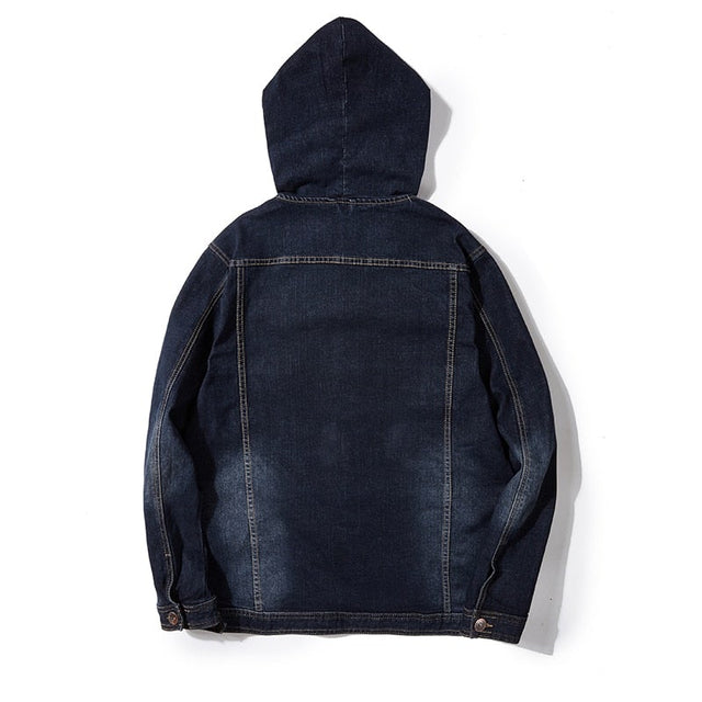 Herren Jeansjacke mit Kapuze-Bombardina.de