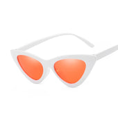 Cat-Eye-Sonnenbrille mit weißem Rahmen-Bombardina.de