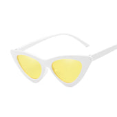Cat-Eye-Sonnenbrille mit weißem Rahmen-Bombardina.de