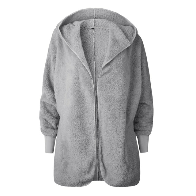Damen-Fleece-Sweatshirt ohne Verschluss-Bombardina.de