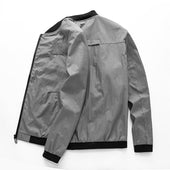 Herren-Übergangsjacke mit dekorativer Stickerei-Bombardina.de
