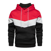 Herren-Kapuzenpullover mit horizontalen Streifen-Bombardina.de