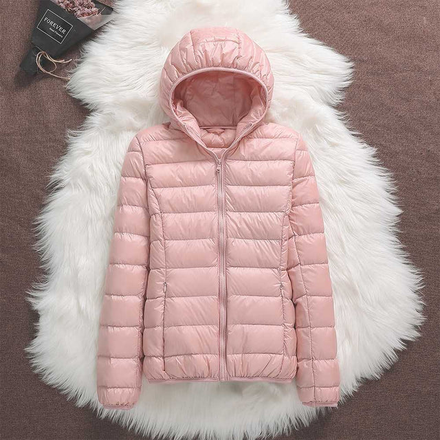 Übergangsjacke mit Kapuze für Damen-Bombardina.de
