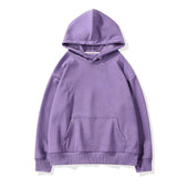 Einfarbiges Damen-Kapuzen-Sweatshirt-Bombardina.de