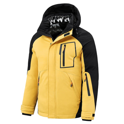 Herren zweifarbige Winterjacke-Bombardina.de