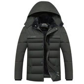 Herren Winterjacke mit Kapuze-Bombardina.de