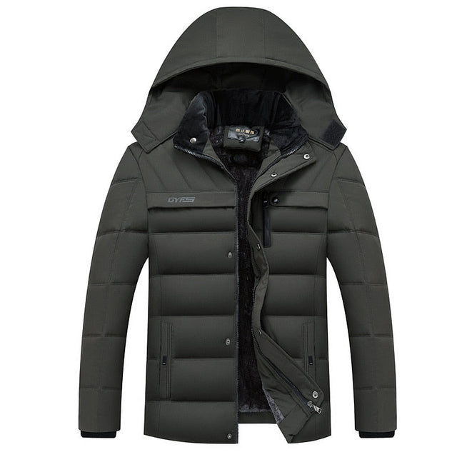 Herren Winterjacke mit Kapuze-Bombardina.de