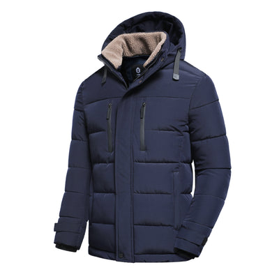 Herren Winterjacke mit abnehmbarer Kapuze-Bombardina.de