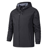 Einfarbige Herren-Übergangsjacke-Bombardina.de