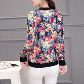 Blumen-Übergangsjacke für Damen-Bombardina.de