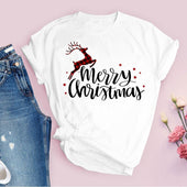 Damen-T-Shirt mit Weihnachtsaufdruck-Bombardina.de