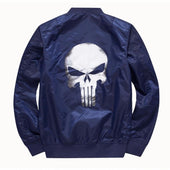 Herren-Übergangsjacke mit Totenkopfmotiv-Bombardina.de